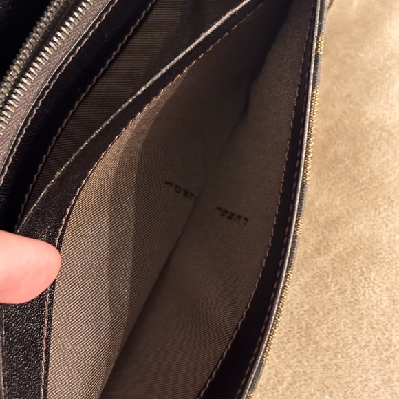 FENDI FF Zucca Black & Brown Monogram Continental Wallet - Picture 13 of 15